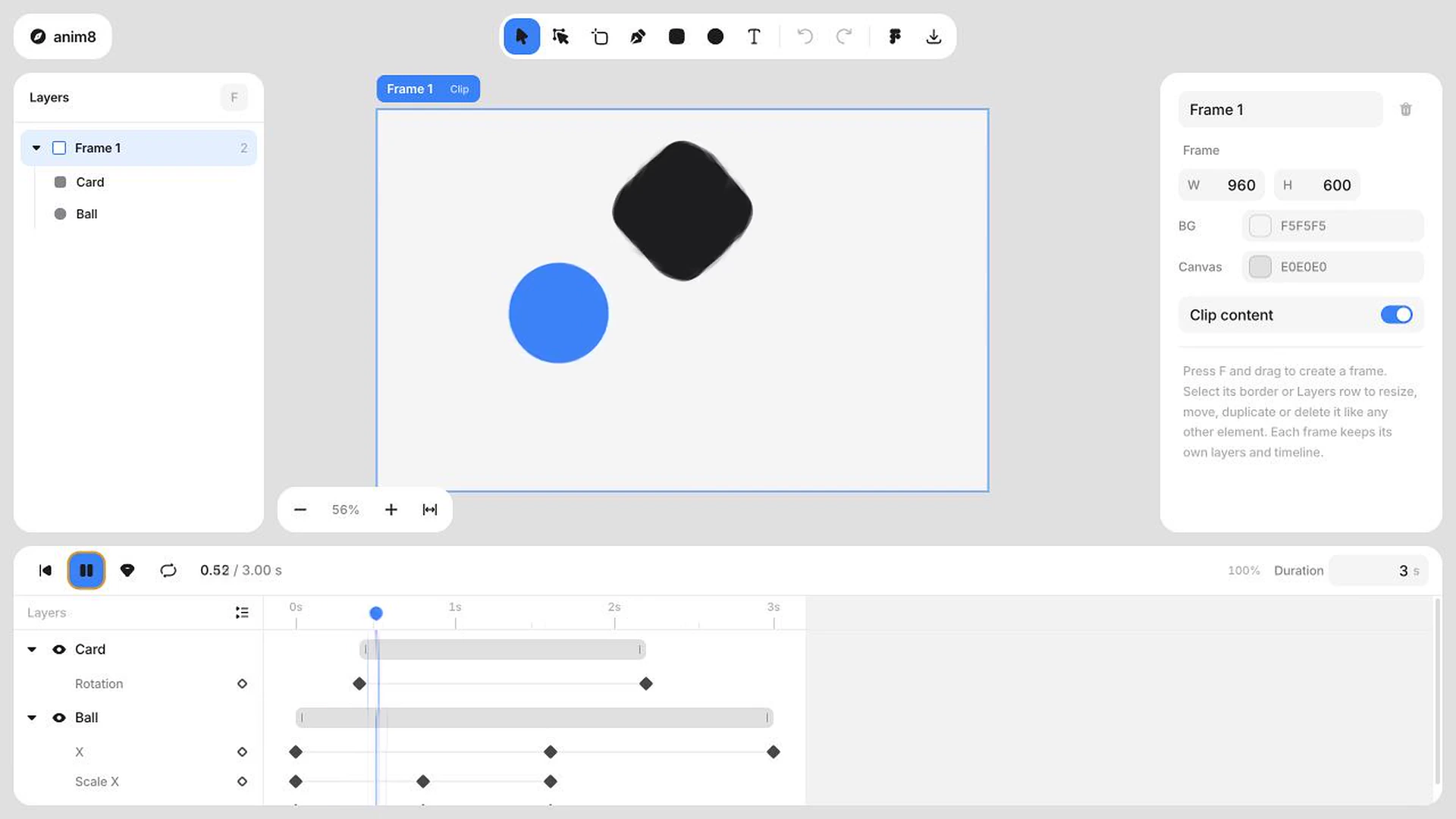 Anim8 — mp4 to svg converter